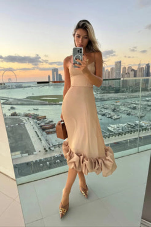 IRSA | ROBE AVEC VOLANT ET BUSTIER