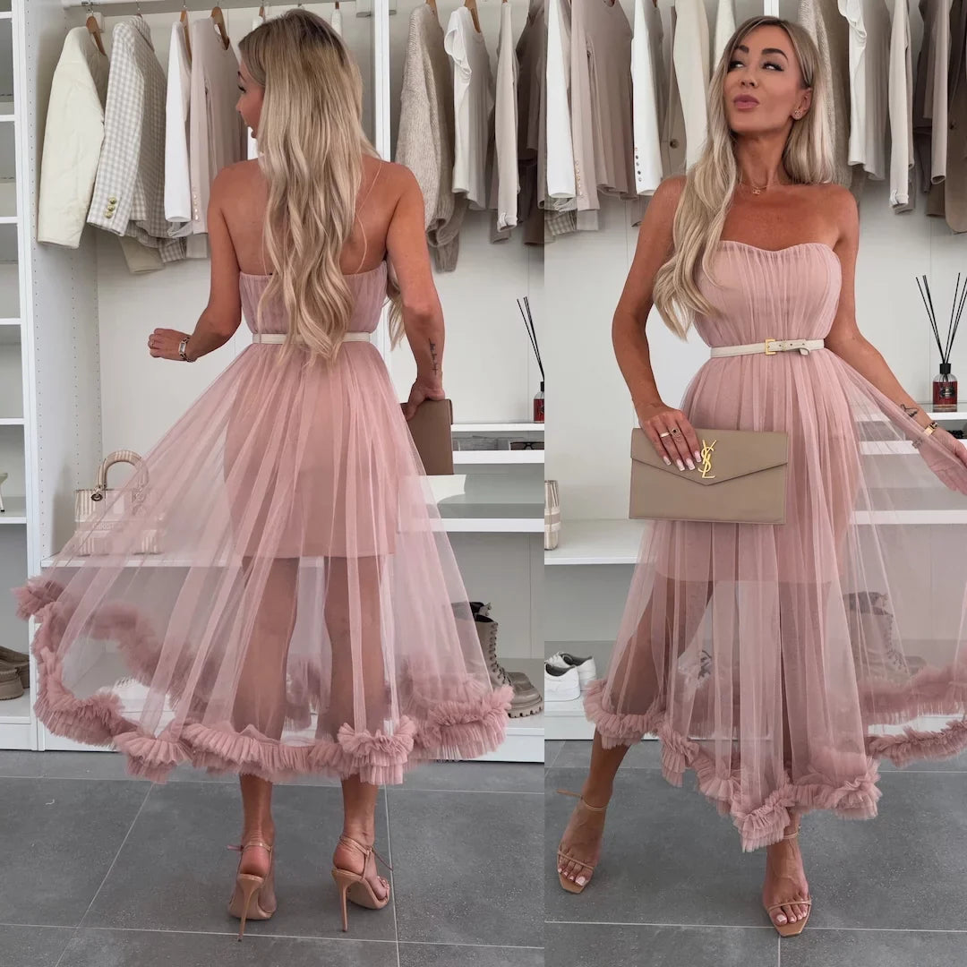 Robe en Tulle Romantique de Soirée