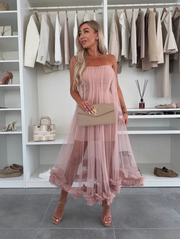 Robe en Tulle Romantique de Soirée