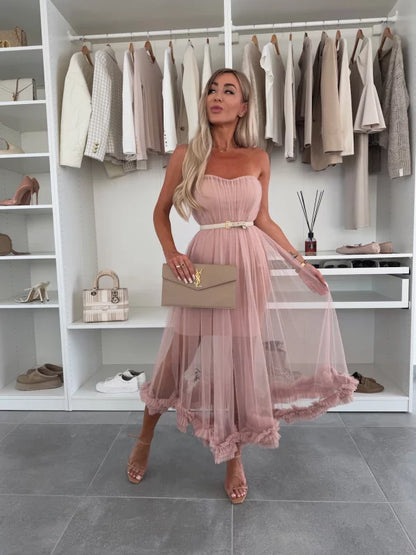 Robe en Tulle Romantique de Soirée